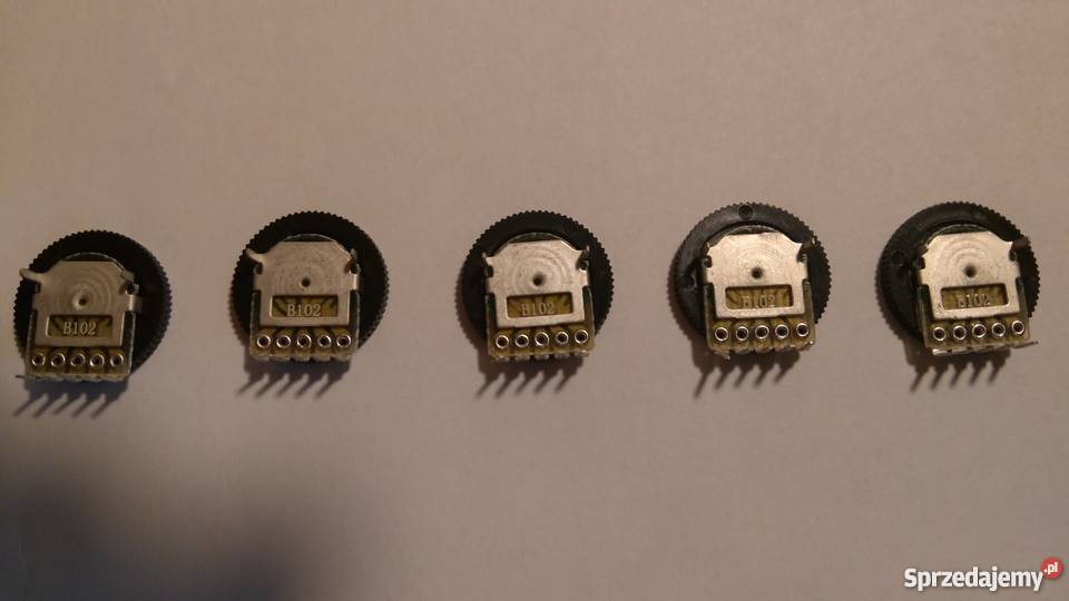 Potencjometr B102 1 kilom stereowakman Łódź