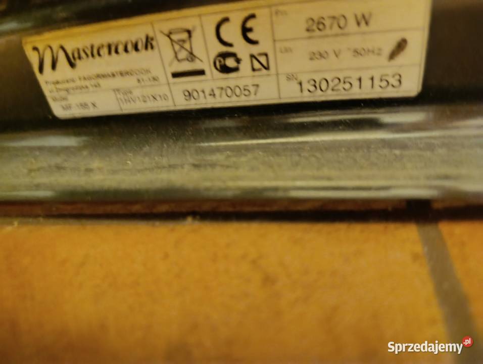 panel maskownica piekarnika Mastercook Poznań