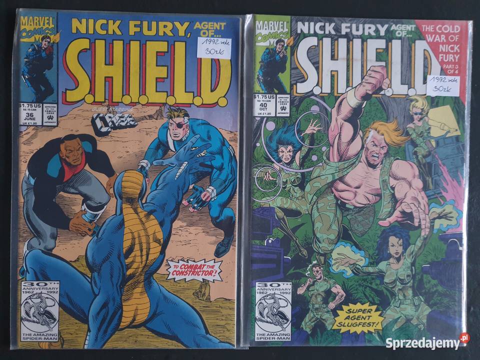 Nick Fury Agent Of SHIELD 13 komiksów Marvel USA Gdynia