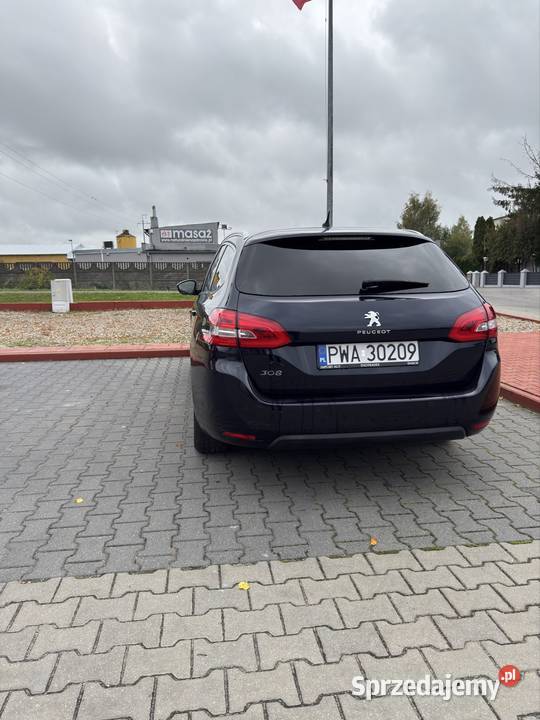 Peugeot 308 sw 16 ehdi Allure Full led czujnik parkowania Wągrowiec