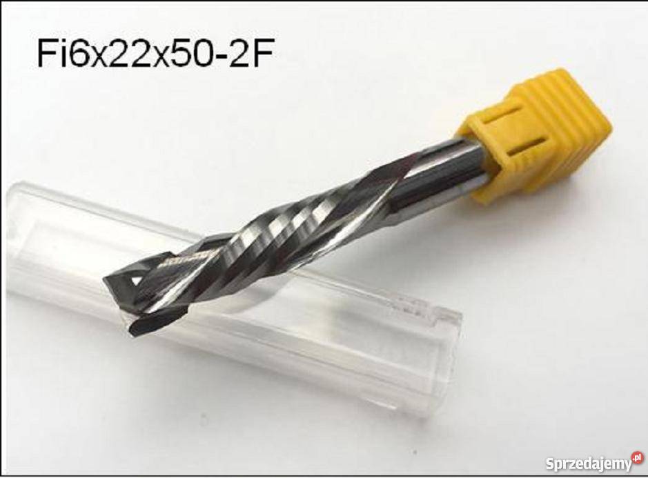 Frez góra doł 6mm weglik 55hrc 2 pióra sklejka Czechowice-Dziedzice