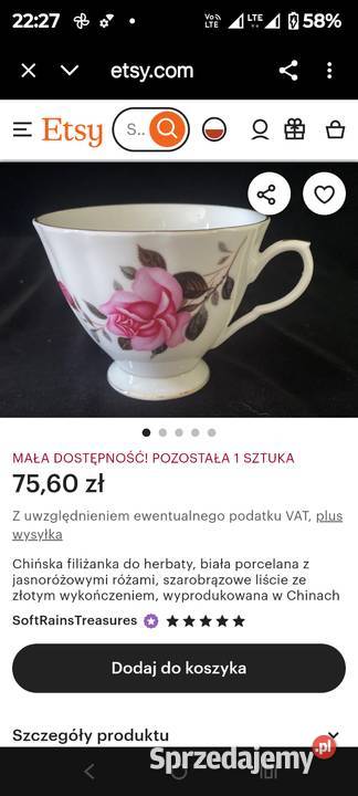 Hinskie filiżanki do kawy
