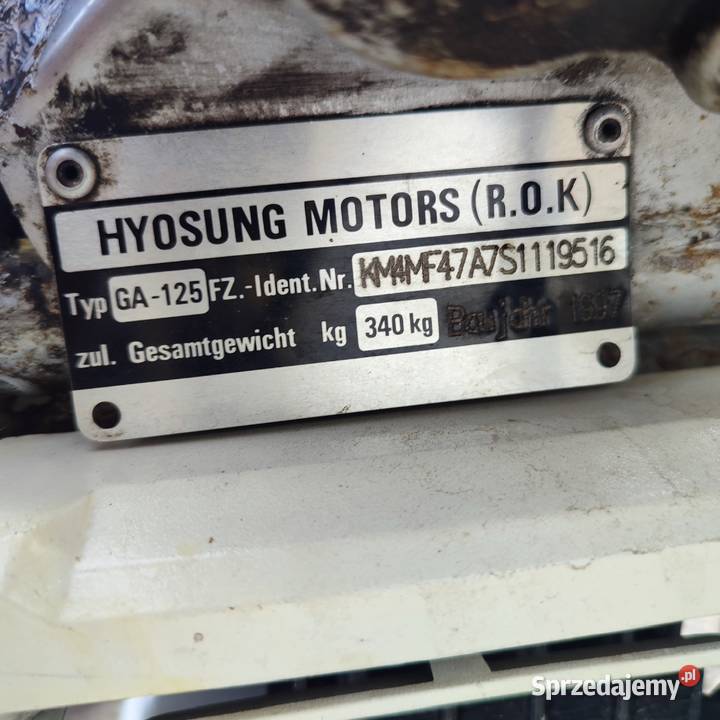 125 HYOSUNG MOTTORS AMERICAN CLASIC CRUISE II 36000km
