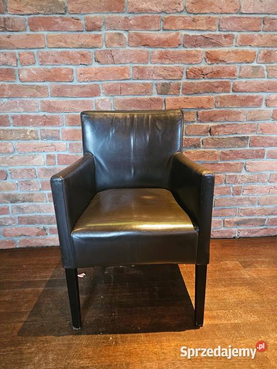 Krzesło skórzane element wyposażenie restauracji sprzedam