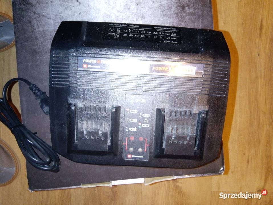 Ładowarka dwuportowa Einhell 18 V liion Nowa mazowieckie Nowy Dwór Mazowiecki
