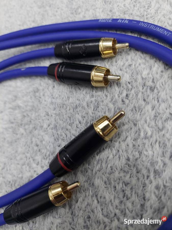 Kable KLOTZ GmbH 2xRCA 1m Pozostałe Łapy