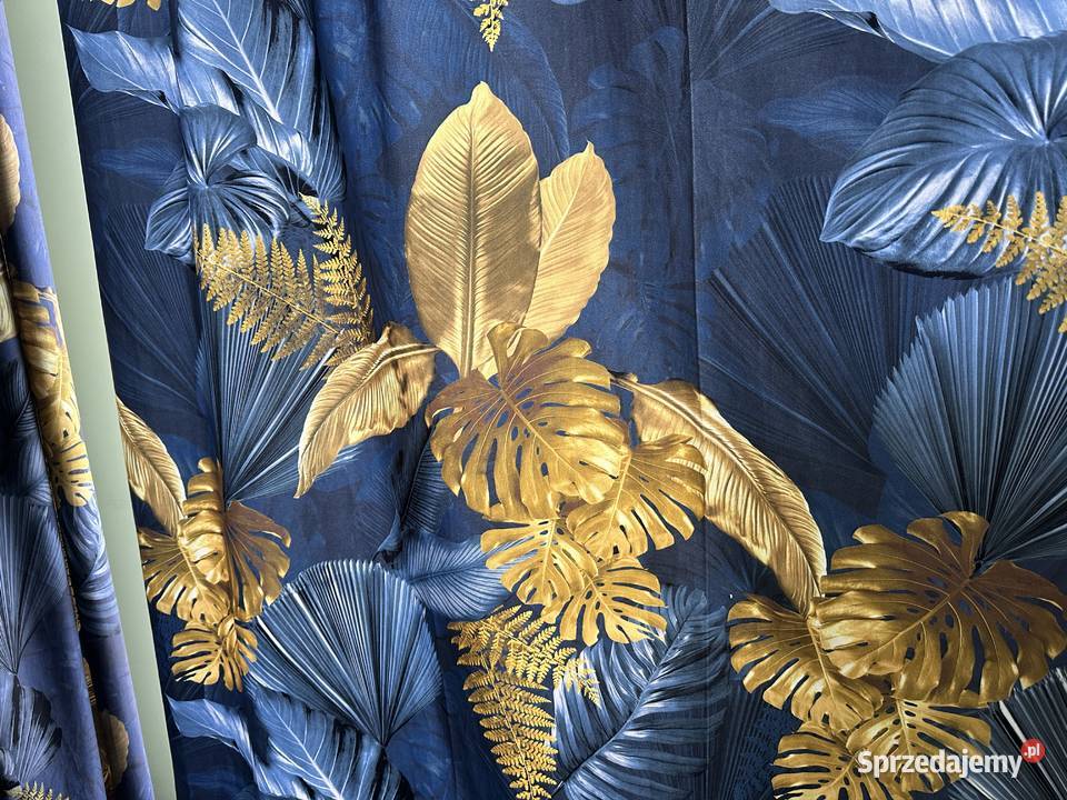Tkanina na zasłony monstera Firany Witex 160x220 łódzkie
