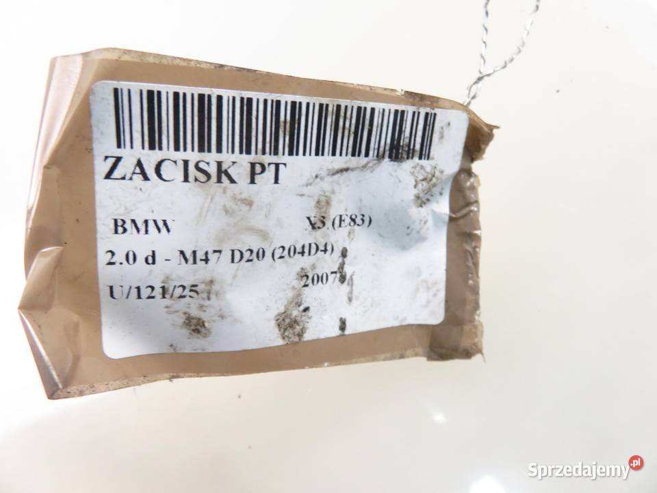 ZACISK PRAWY TYŁ BMW X3 E83 20 d 150 osobowe Zaciski i jarzma