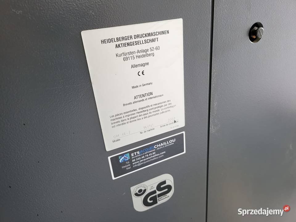 Heidelberg Printmaster QM 462 pomorskie