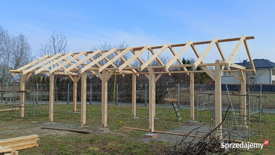 Konstrukcja szkielet wiaty altany 6m x 4m Łowicz