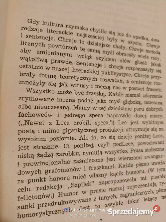 Załatwione odmownie Słonimski książki o Witkacym Warszawa sprzedam