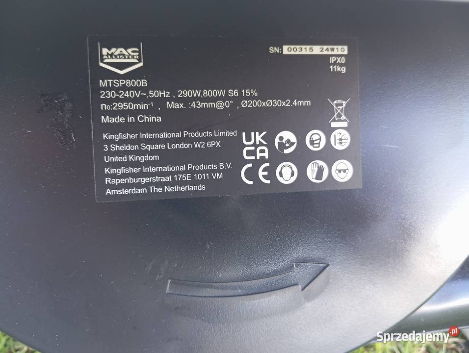 Piła stołowa MacAllister 800W Czmoń