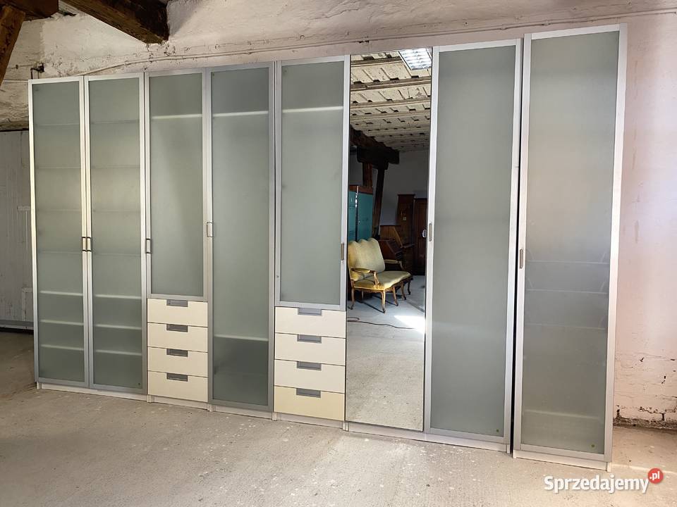 IKEA PAX duża szafa 6 segmentów 8drzwiowa z Budno