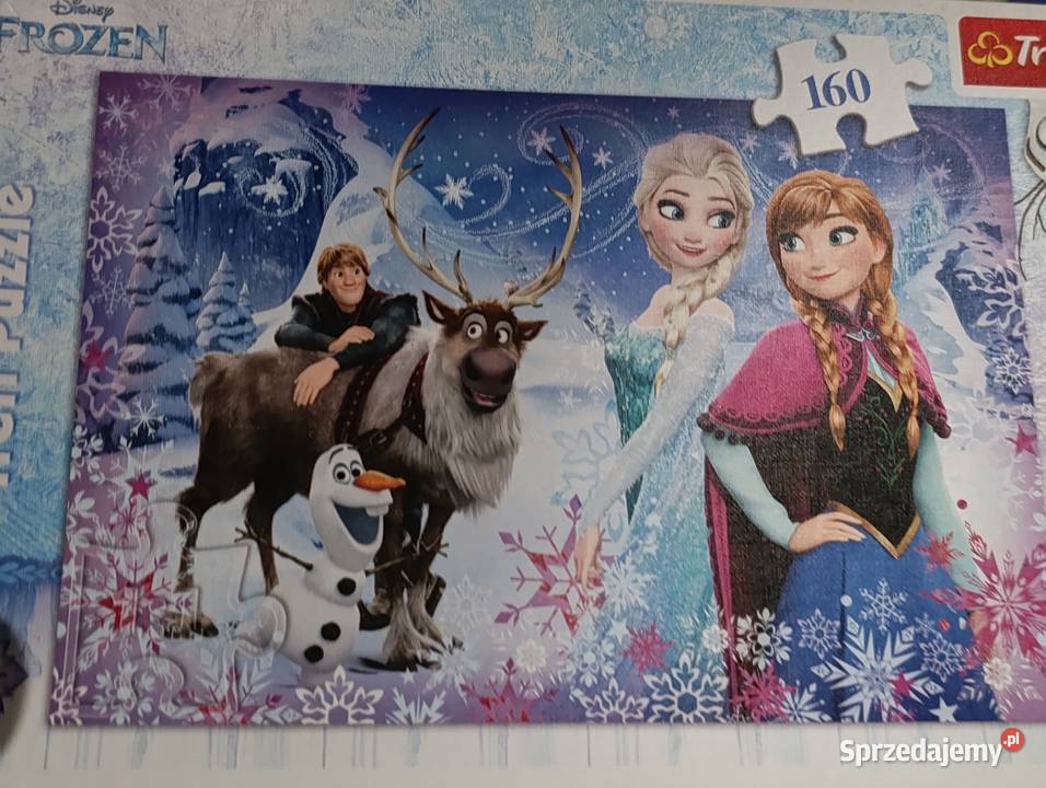 puzzle z krainy lodu 160 elementów Poznań