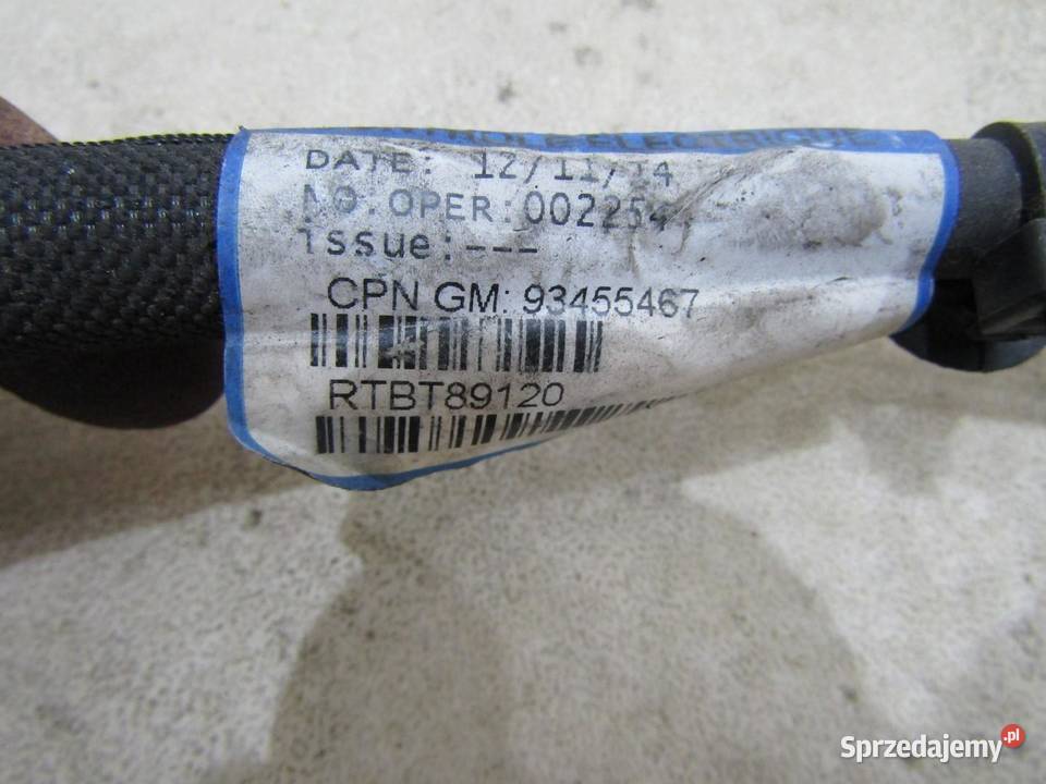 KLEMA MINUSOWA OPEL VIVARO B TRAFIC 240809866R