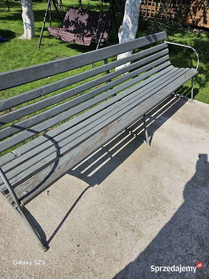 Ławka ogrodowa z PRLU zachodniopomorskie Gryfino