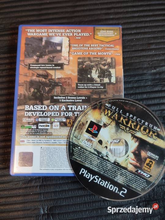 Gra Full Spectrum Warrior 2 Playstation 2 Komputery i Akcesoria Śrem
