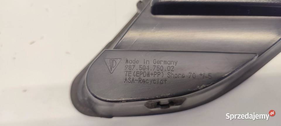 PORSCHE CAYMAN S 987 KRATKA WLOT POWIETRZA PRAWA