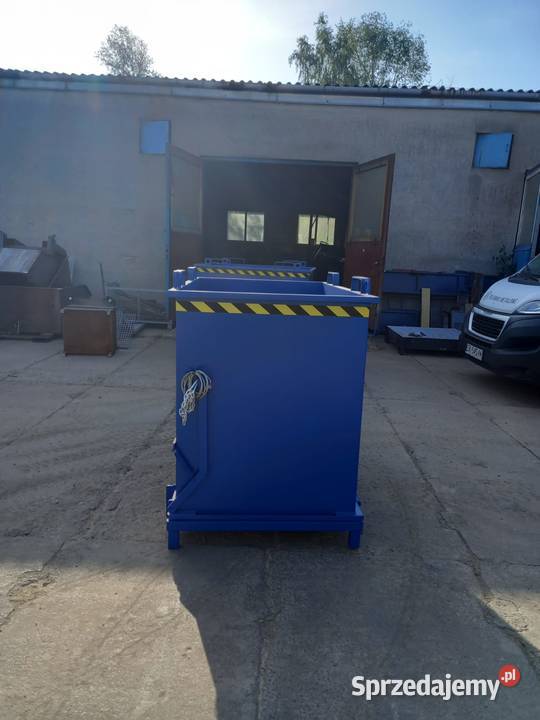 Premium stalowy kontener PMDC 1400 L z świętokrzyskie Kielce sprzedam