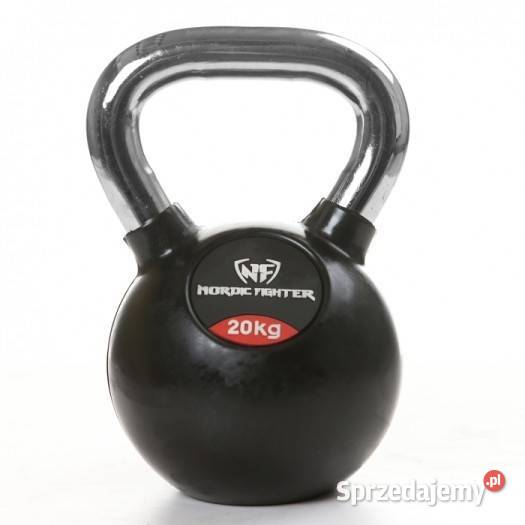Kettlebells ogumowane z rączką chromowaną Wałcz sprzedam