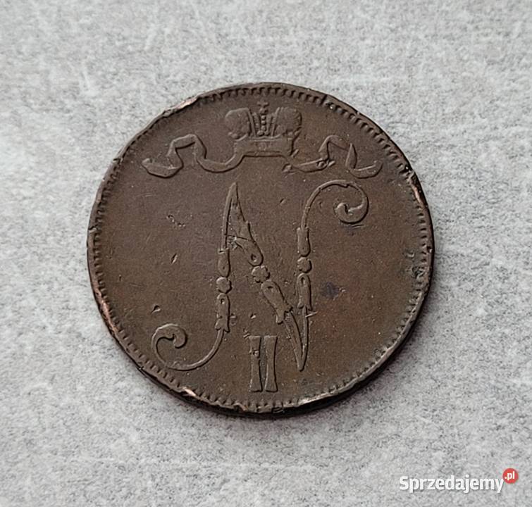 415 FINLANDIA 5 Pennia 1901 r łódzkie Łask sprzedam