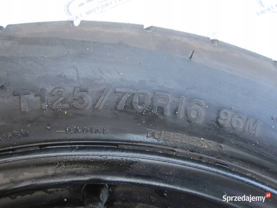 AUDI A3 II 8P GOLF V LEON II koło dojazdowe