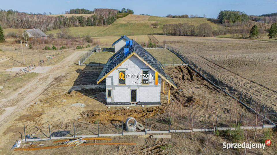 Dom bliźniak do sprzedania Zęblewo 9931m2 utwardzona