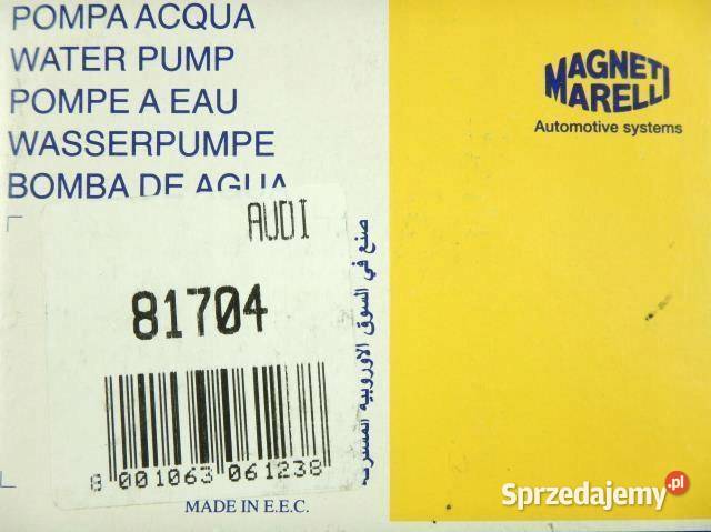 POMPA WODY MAGNETI AUDI A3 SEAT CORDOBA IBIZA lubelskie sprzedam