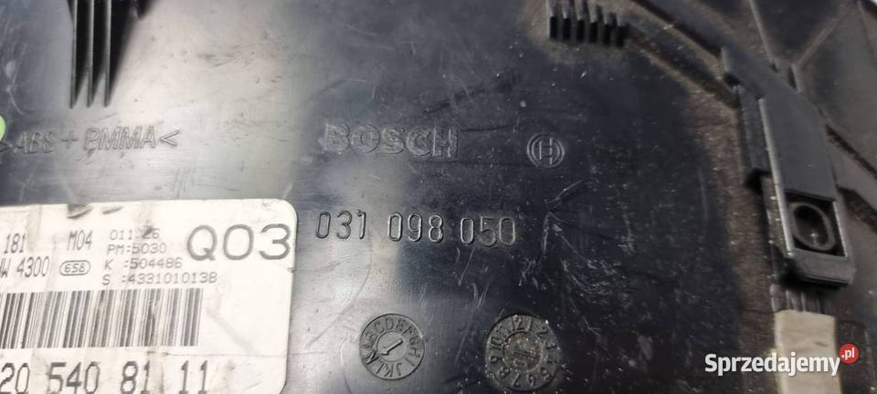 LICZNIK ZEGAR MERCEDES W215 A2205408111 Lipno