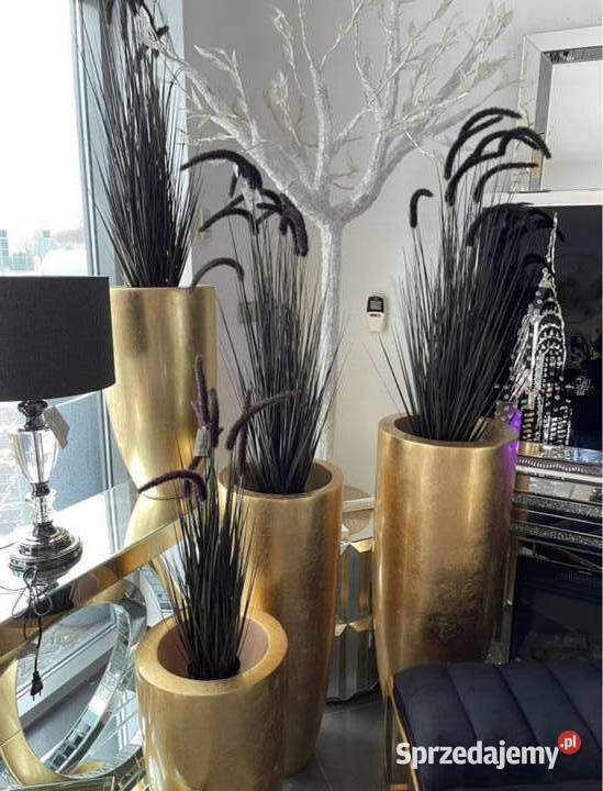 Złota donica Glamour Premium 105 Golkowice