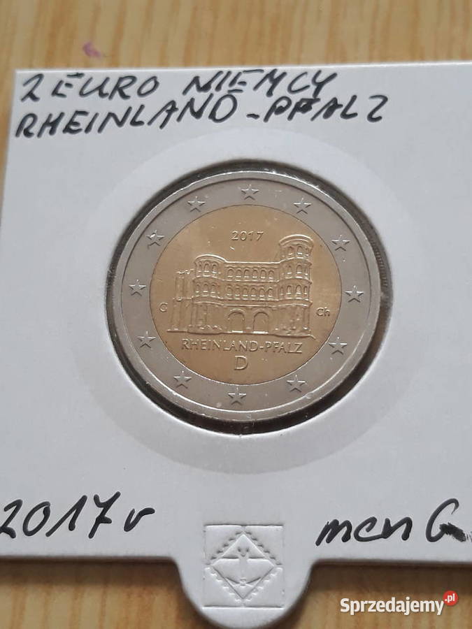 2 Euro Niemcy Rheinland Pfalz 2017 r menG Konin