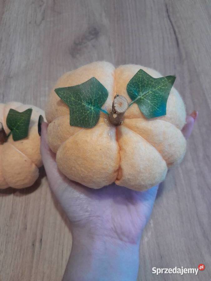 Zestaw 2 dynie ozdobne na jesień pomarańczowy kujawsko-pomorskie