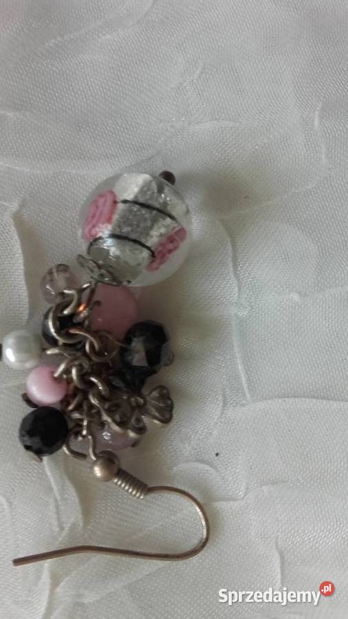 KOLCZYKI Z TOPIONEGO SZKŁA WENECKIEGO Kolczyki