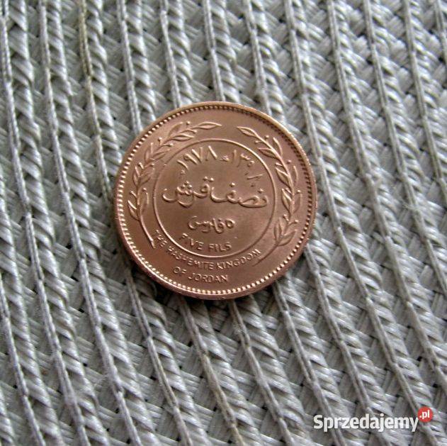 Jordania 5 Filsów 1978r Kalisz sprzedam