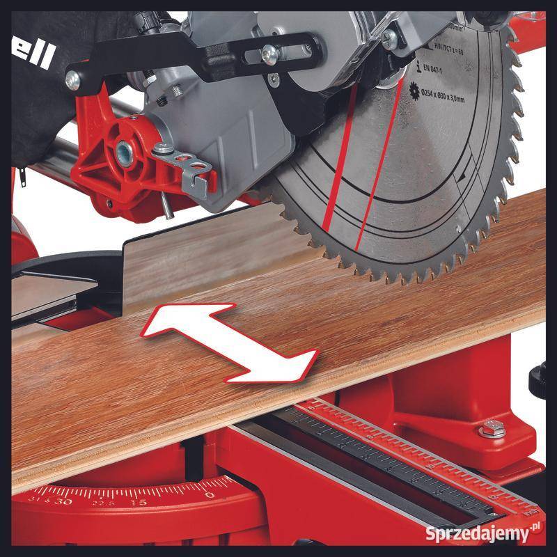 UKOŚNICA Z POSUWEM EINHELL TCSM 2542B Wyrzeka