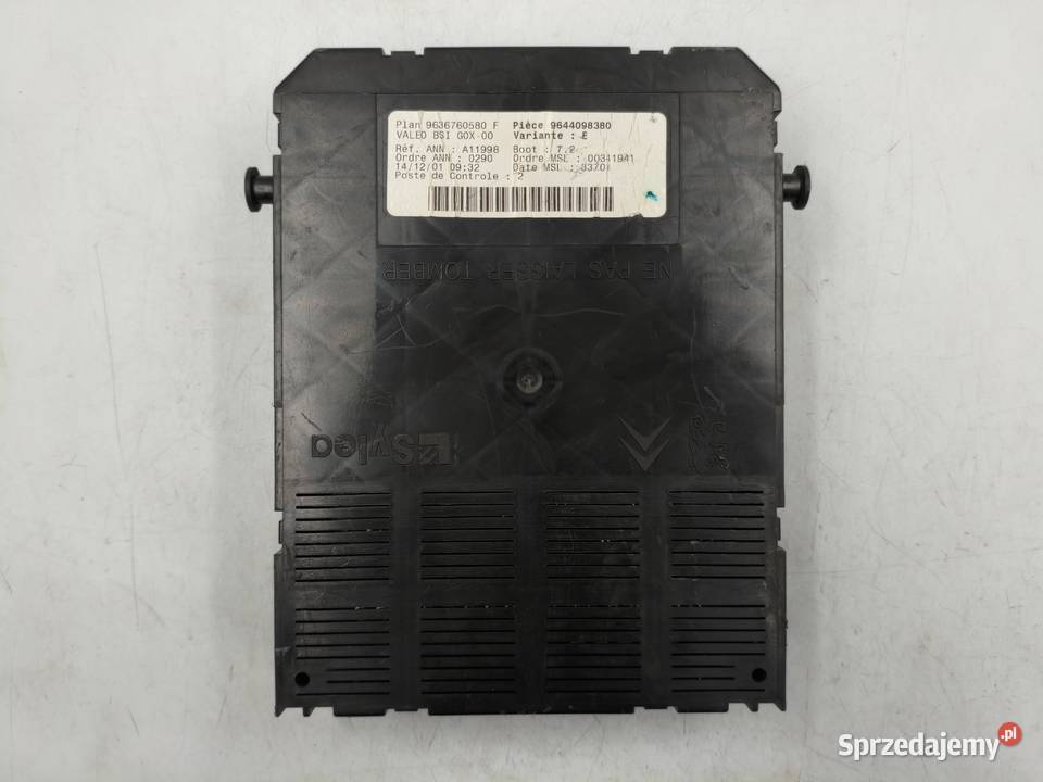 Sterownik Silnika Peugeot 307 20 16v RFN Komputery Wyszków