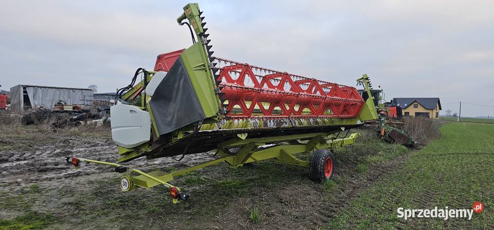 CLAAS LEXION 570 APS HYBRID 2010 heder V750 Pobiedziska