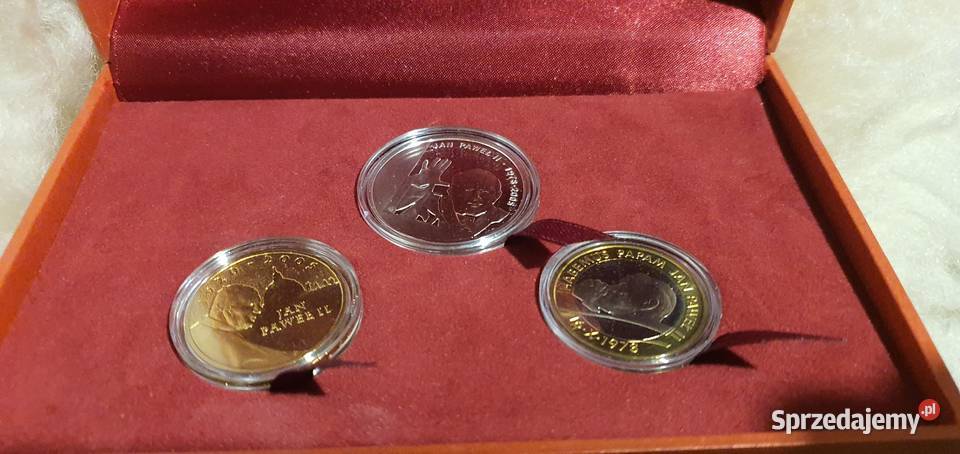 Limitowana kolekcja numizmatów Jan Paweł 2 dolnośląskie Bogatynia