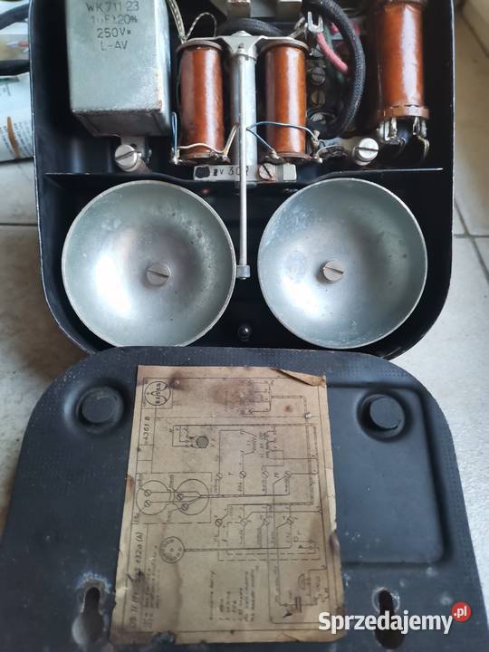 Stary telefon Tesla Art Deco Kraków