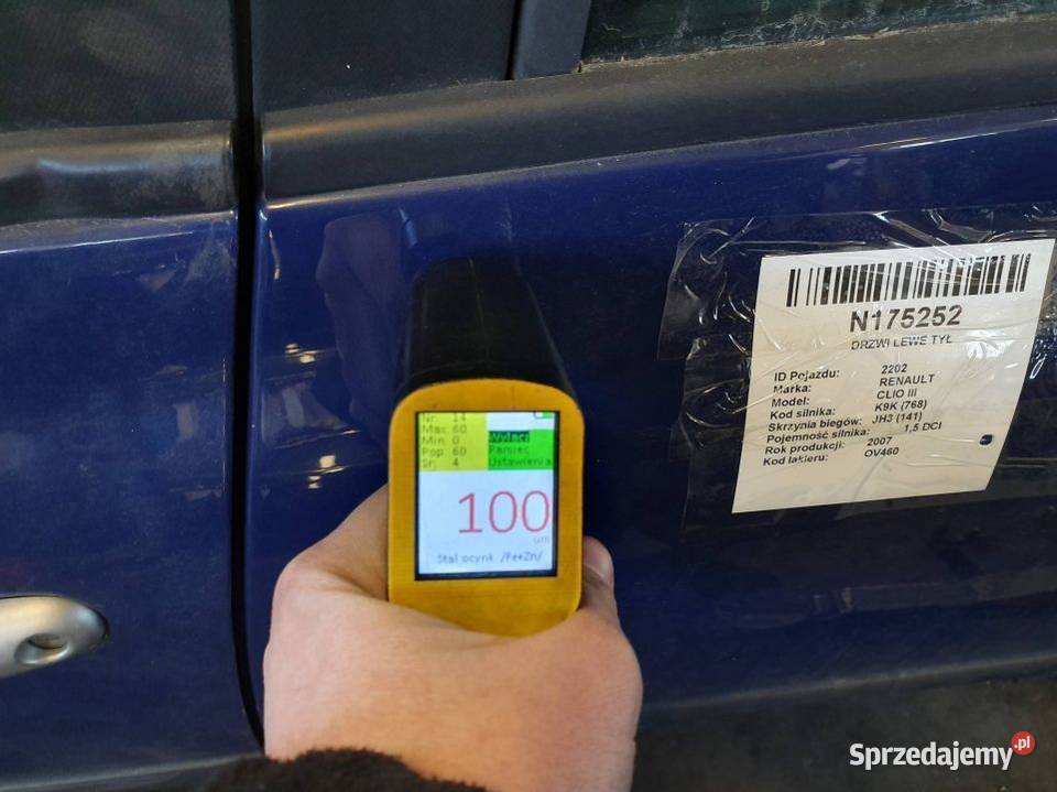 DRZWI LEWE TYŁ RENAULT CLIO III OV460 kujawsko-pomorskie Lipno