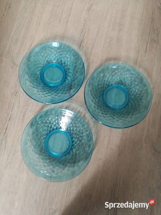 Talerz patera Bogdan Kupczyk turkusowa 3 małe zachodniopomorskie