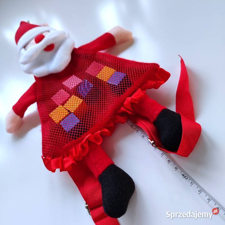 Nowy plecak Mikołaj z klockami drewnianymi Klocki sprzedam