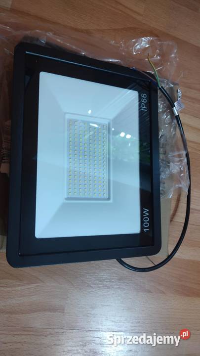 Halogen Naświetlacz LED ECO Czarny 100W 9000LM