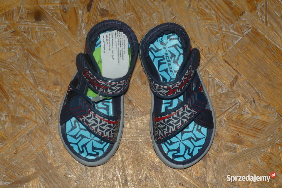 Oryginalne sandałki RIDER 2223 niebieski granat Sandałki Zielonka