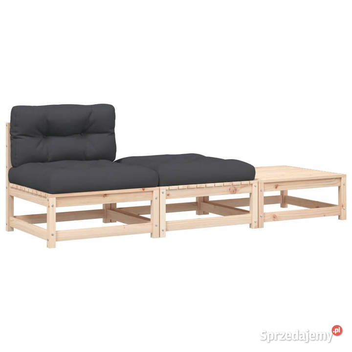 Ogrodowa sofa bez podłokietników z poduszkami i Warszawa