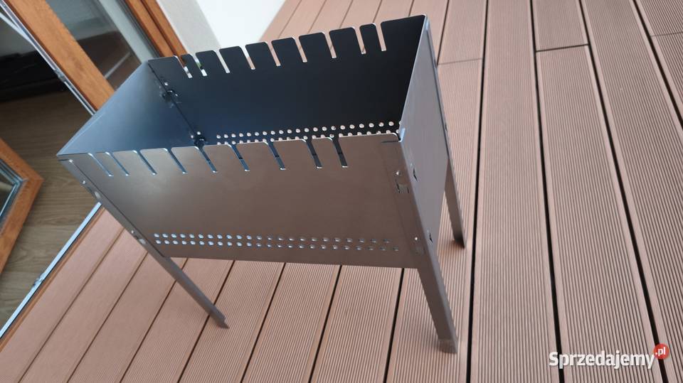 Grill Mangal na szampury składany stal 15 mm Lublin