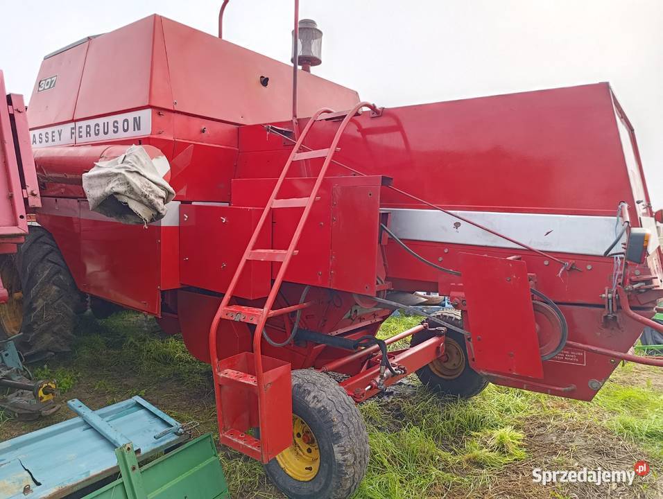 Kombajn zbożowy Massey Ferguson 307 nieuszkodzony Rawica Nowa