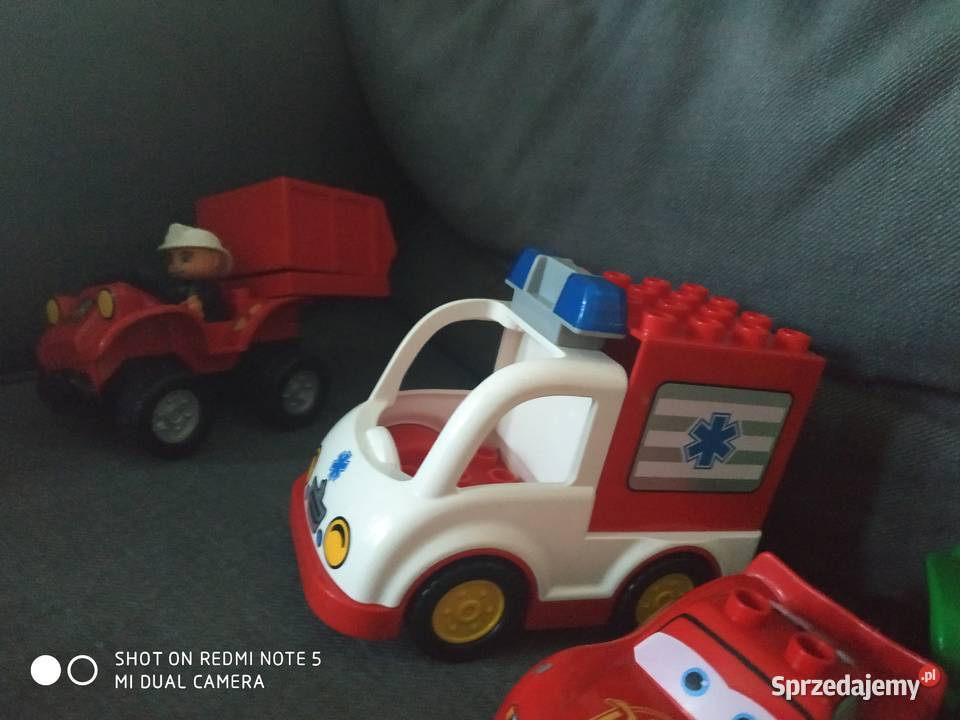 LEGO Duplo zestaw pociąg koparka traktor zygzak mazowieckie Józefów