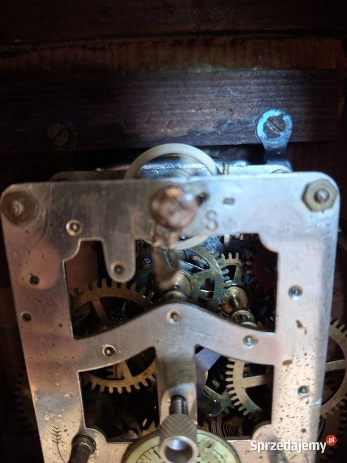 Francuski zegar kapliczka z pozytywką