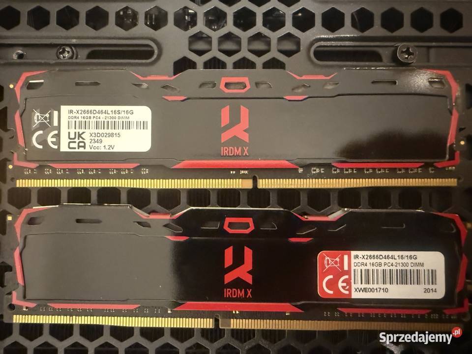 Pamięć RAM ddr4 Goodram irdm 32gb 2x16gb 2666MHz
